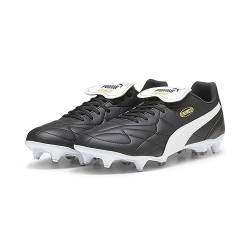 PUMA Unisex King Top Mxsg Fußballschuhe, Puma Black Puma White Puma Gold, 39 EU von PUMA