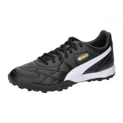 PUMA Unisex King Top Tt Fußballschuhe, Puma Black Puma White Puma Gold, 46 EU von PUMA