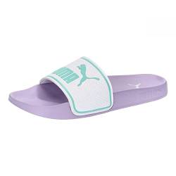 PUMA Unisex Leadcat 2.0 Sandal, White-Mint-Vivid Violet, 46 EU von PUMA