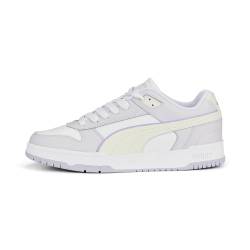 PUMA Unisex RBD GAME LOW Low-Top Trainers, PUMA WHITE-VAPOR GRAY-SPRING LAVENDER-PUMA GOLD, 45 EU von PUMA