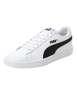 PUMA Unisex SMASH V2 L Low-Top Trainers, PUMA WHITE-PUMA BLACK, 38.5 EU von PUMA