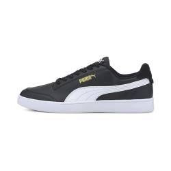 PUMA Unisex Shuffle Turnschuhe, Puma Black Puma White Puma Team Gold, 44 EU von PUMA