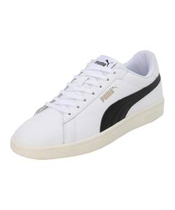 PUMA Unisex Smash 3.0 L Turnschuhe, Puma White Puma Black Puma Gold Frosted Ivory, 40 EU von PUMA