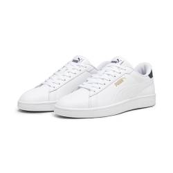 PUMA Unisex Smash 3.0 L Turnschuhe, Puma White Puma Navy Puma Gold, 42 EU von PUMA