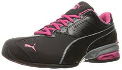 PUMA Women's Tazon 6 WN's Fm Cross-Trainer Shoe, Black Silver/Beetroot Purple, 6.5 M US von PUMA