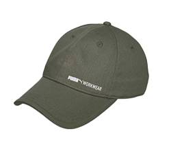 PUMA Work WEAR Unisex Baseballkappe - Mütze Cap mit Schirm und Logo - Größenverstellbar - Oliv von PUMA