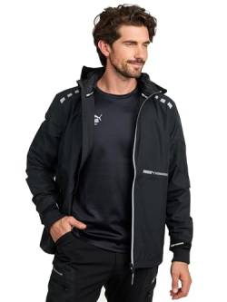 PUMA Workwear Essentials - Premium Regenjacke für Damen und Herren, robuste Allwetterjacke für den Outdoor-Einsatz - für Handwerk, Bauarbeit und Landwirtschaft, Größe: XXL von PUMA