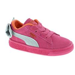 Puma Baby Mädchen Suede Bow AC INF Sneaker, Violett (Fuchsia Purple-Nasturtium 11), 26 EU von PUMA