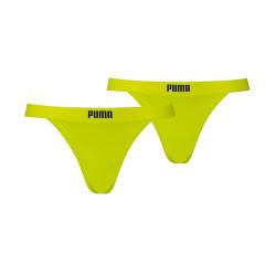 Puma Damen String Unterwäsche, Grün, L (2er Pack) von PUMA