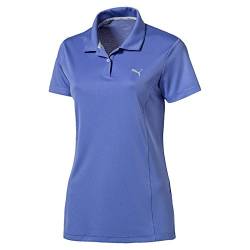 Puma Golf Damen Pounce Poloshirt Frauen Polo Trainingsshirt hellblau Größe L von PUMA