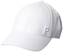 Puma Golf Damen S Pferdeschwanz P Cap Hut, Hellweiß-helles Weiß, Einheitsgröße von PUMA