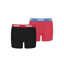 Puma Jungen Basic Boxer 2p Unterhose, (Red/Black 786), 11-12 Jahre (Herstellergröße: 152) (2erPack) von PUMA