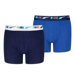 Puma Kinder Boxer Unterwäsche, Blau, 170-176 (2er Pack) von PUMA