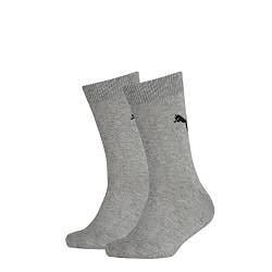 Puma Kinder Classic Socken, Grau, 27/30 (2er Pack) von PUMA
