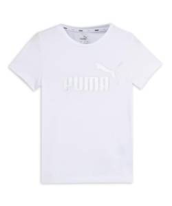 Puma Mädchen Essentials+ Logo T-Shirt 116White von PUMA