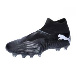 Puma Men Future 7 Match+ Ll Fg/Ag Soccer Shoes, Puma Black-Puma White, 40.5 EU von PUMA