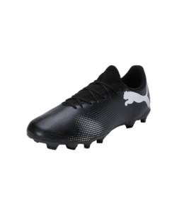 Puma Men Future 7 Play Fg/Ag Soccer Shoes, Puma Black-Puma White, 41 EU von PUMA