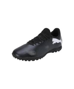 Puma Men Future 7 Play Tt Soccer Shoes, Puma Black-Puma White, 43 EU von PUMA