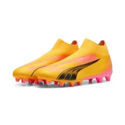 Puma Men Ultra Match+ Ll Fg/Ag Soccer Shoes, Sun Stream-Puma Black-Sunset Glow, 43 EU von PUMA