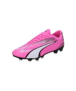 Puma Men Ultra Play Fg/Ag Soccer Shoes, Poison Pink-Puma White-Puma Black, 43 EU von PUMA