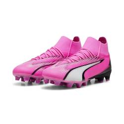 Puma Men Ultra Pro Fg/Ag Soccer Shoes, Poison Pink-Puma White-Puma Black, 48.5 EU von PUMA