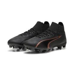 Puma Men Ultra Pro Fg/Ag Soccer Shoes, Puma Black-Copper Rose, 42 EU von PUMA