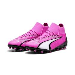 Puma Men Ultra Pro Mg Soccer Shoes, Poison Pink-Puma White-Puma Black, 42.5 EU von PUMA