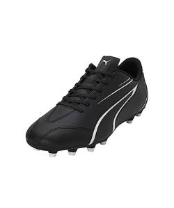 Puma Men Vitoria Fg/Ag Soccer Shoes, Puma Black-Puma White, 44.5 EU von PUMA