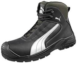 Puma Safety Shoes Cascades Mid S3 HRO SRC, Puma 630210-202 Unisex-Erwachsene Sicherheitsschuhe, Schwarz (schwarz/weiß 202), EU 46 von PUMA