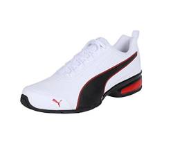 Puma Unisex Adults Leader Vt Sl Road Running Shoes, Puma White-Puma Black-Flame Scarlet, 39 EU von PUMA