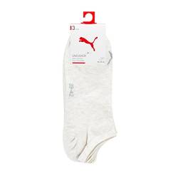 Puma Unisex Sneaker Socken, Weiß, 39/42 (3er Pack) von PUMA