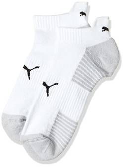 Puma Unisex Sneaker Socken, Weiß, 43/46 (3er Pack) von PUMA