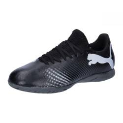 Puma Unisex Youth Future 7 Play It Jr Soccer Shoes, Puma Black-Puma White, 29 EU von PUMA