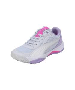 Puma Women Nova Court Wn'S Tennis Shoes, Silver Mist-Puma White-Vivid Violet, 37 EU von PUMA
