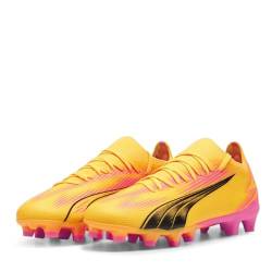 Puma Women Ultra Match Fg/Ag Wn'S Soccer Shoes, Sun Stream-Puma Black-Sunset Glow, 36 EU von PUMA