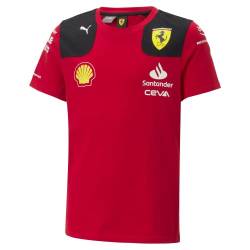Scuderia Ferrari - Kinder 2023 Team-T-Shirt - Rot - Größe: 110 von PUMA