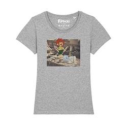 PUMUCKL Bavariashop Damen T-Shirt Werkstatt - L - grau meliert von PUMUCKL