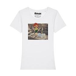 PUMUCKL Bavariashop Damen T-Shirt Werkstatt - M - weiß von PUMUCKL