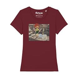 PUMUCKL Bavariashop Damen T-Shirt Werkstatt - XL - weinrot von PUMUCKL