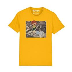 PUMUCKL Bavariashop Herren T-Shirt Werkstatt - XXL - gelb von PUMUCKL
