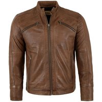 PUNCHBALL Lederjacke PB-504/M 3204-769 Punchball - Herren Echtleder Lederjacke Lammnappa tobacco antik von PUNCHBALL