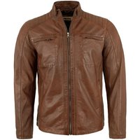 PUNCHBALL Lederjacke PB-521/M 3204-758 Punchball - Herren Echtleder Lederjacke Lammnappa tobacco von PUNCHBALL