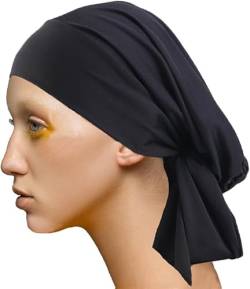 PUOKOTUL 1 Stück Frauen Turban Beanie,Headwrap für Frauen Kopftücher Kopftuch Damen,Elastisches Turban Beanie Mütze Kopfbedeckung von PUOKOTUL