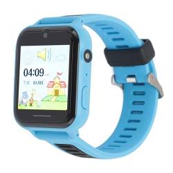 PUSOKEI Smartwatch für Kinder, Jungen und Mädchen, Y12B, Wasserdichte 1,44 Zoll Touchscreen Kinder Smartwatch mit 14 Lernspielen, Elektronische Uhr mit Musik, Wecker, Videokamera (BLUE) von PUSOKEI