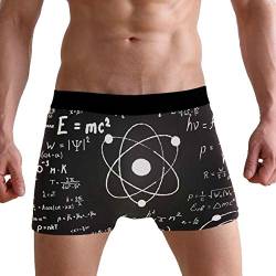 PUXUQU Herren Boxershorts Wissenschaft Mathe Formel Bildung Unterhosen Männer Herrenunterwäsche Unterwäsche von PUXUQU