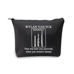 PXTIDY Six Of Crows inspiriertes Geschenk Wylan Van Eck Runaway Make-up-Tasche, Buchgeschenk, kein Trauern-Merchandise-Produkt, Crow Club Geschenk, Schwarz, ONE SIDE von PXTIDY