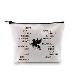 PXTIDY Team Foster Kee-fe Make-up-Tasche Keeper of the Lost Cities Characters KOTLC Novel Inspired Bookish Gift, Beige, ONE SIDE, modisch von PXTIDY