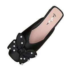 Frühlings- und Herbstmode-Bogen-Abnutzungssandalen der Frauen draußen Sommer Schuhe Für Damen Sandalen von PYUIYY