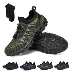 Hiking Water Shoes Quick Dry Outdoor Sneakers,Men's Breathable Mesh Walking Shoes,Summer Swimming Beach Casual Shoes von PZZPPU