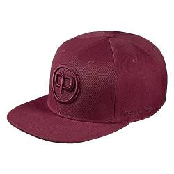 Pablo & Capone Snapback Cap - Burgundy & Burgundy von Pablo & Capone